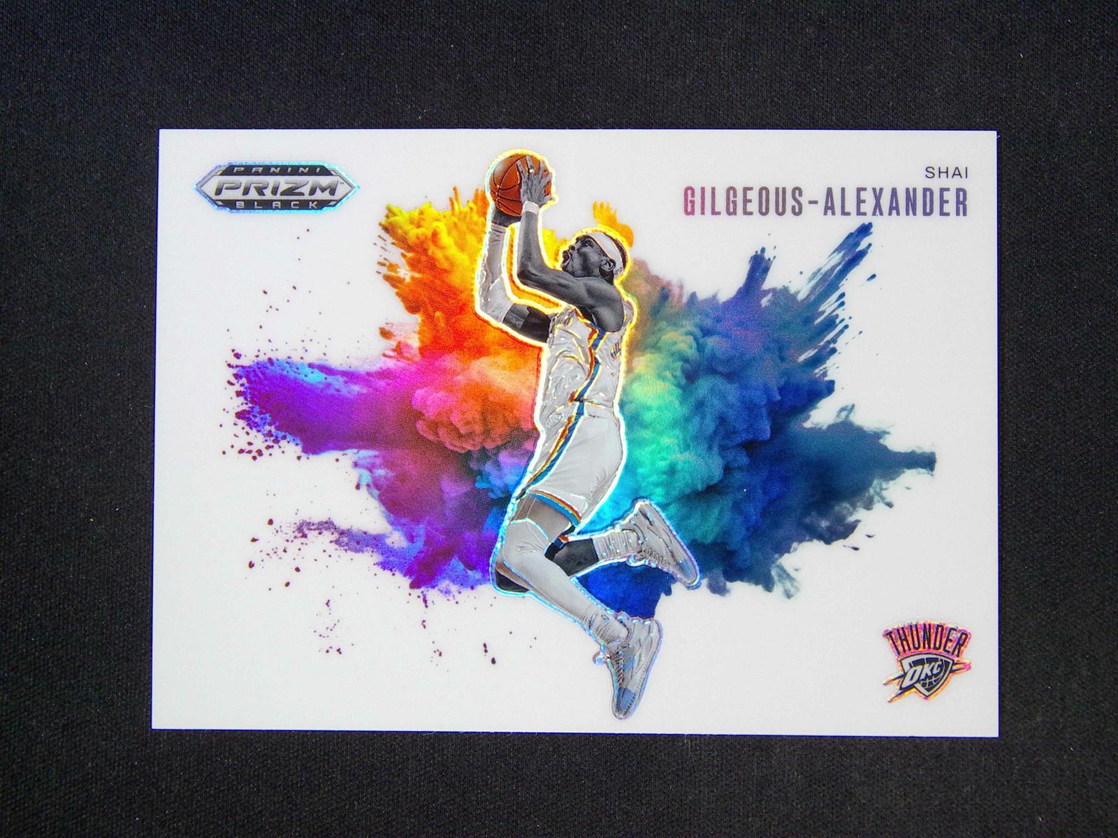 2024-25 Panini Prizm Black Shai Gilgeous-Alexander #2 Color Blast Case Hit SSP