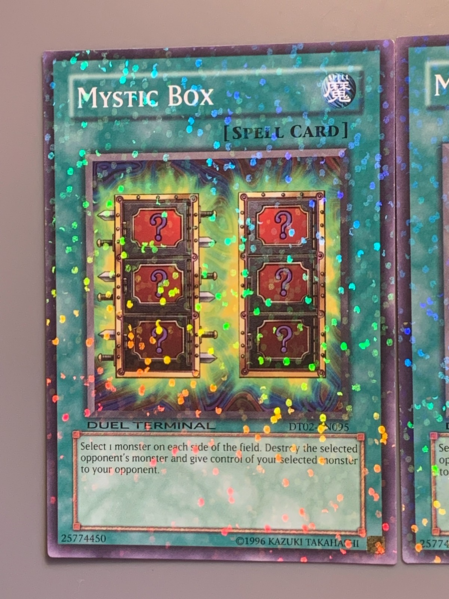 yugioh 3X Mystic Box DT02-EN095 Normal Parallel NEAR MINT Play set