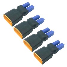 4pcs XT90 Male to EC5 Female Plug Connector Adapter for LiPo Battery Connecto...