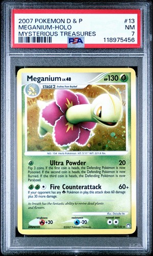 Meganium graded PSA 7 for sale on eBay