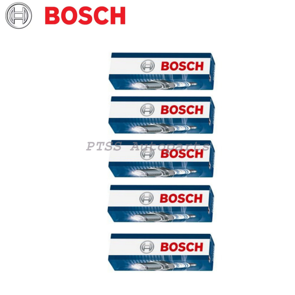 5 x 101905618A OEM BOSCH Spark Plug For Volkswagen Jetta GOLF VI NEW Beetle 2.5L
