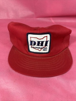 Vintage Swingster DHI Cooperative CO OP Farm Trucker Hat Cap Patch Snapback