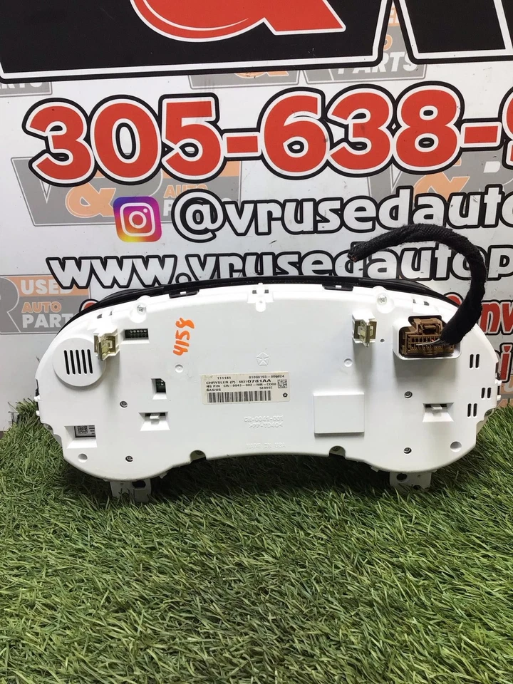 ✅ Velocímetro Dodge Journey 2018 120 MPH Cluster Pn: 68310781AA OEM Foto 2 de 4