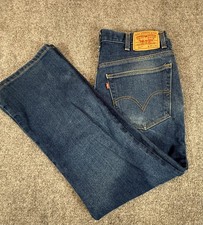 Levis 517 Jeans Mens 38x30 Blue Denim Bootcut Zip Fly Medium Wash Regular Fit