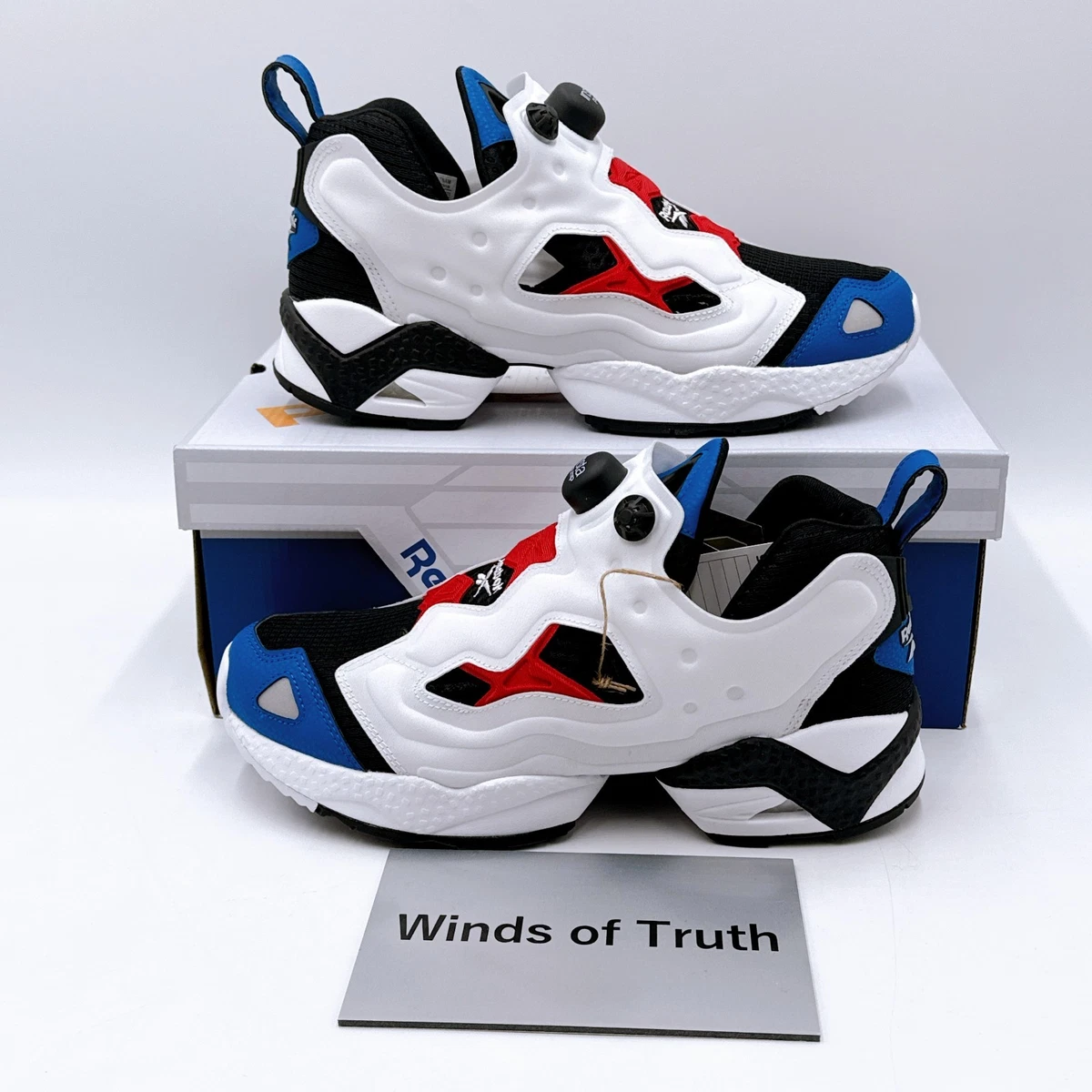 Reebok InstaPump Fury 95 White Black Vector Blue for Sale
