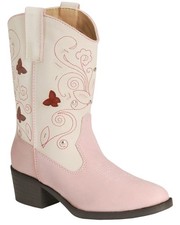 Roper Girls' Butterfly Light Western Boot - Round Toe - 09-018-1201-1215