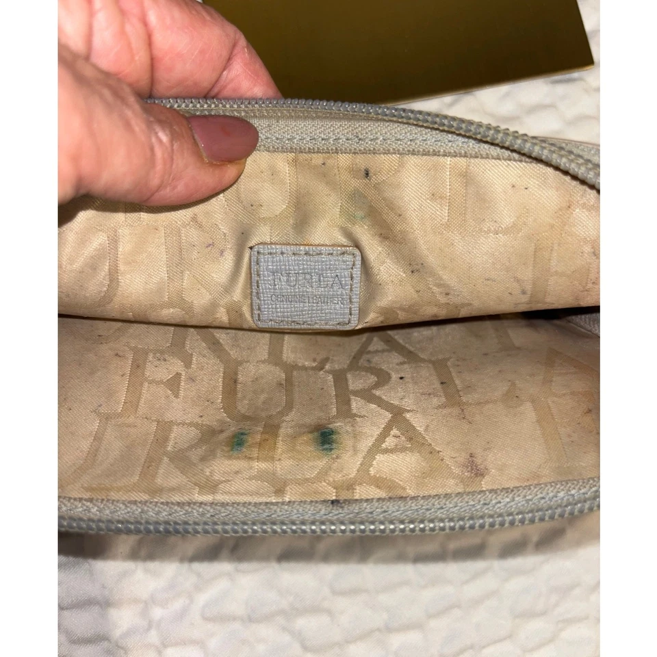 Bolsa de cuero gris Furla Foto 4 de 4