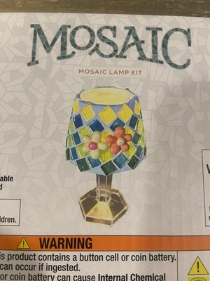 MOSAIC LAMP KIT WITH CUTE FLOWERS DYI