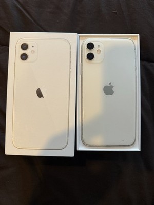 Apple iPhone 11 White   Bent Frame   Not Working   For Parts Only