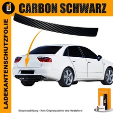 LACKSCHUTZFOLIE LADEKANTENSCHUTZ FÜR SEAT EXEO LIMOUSINE AB 2009 Carbon Schwarz