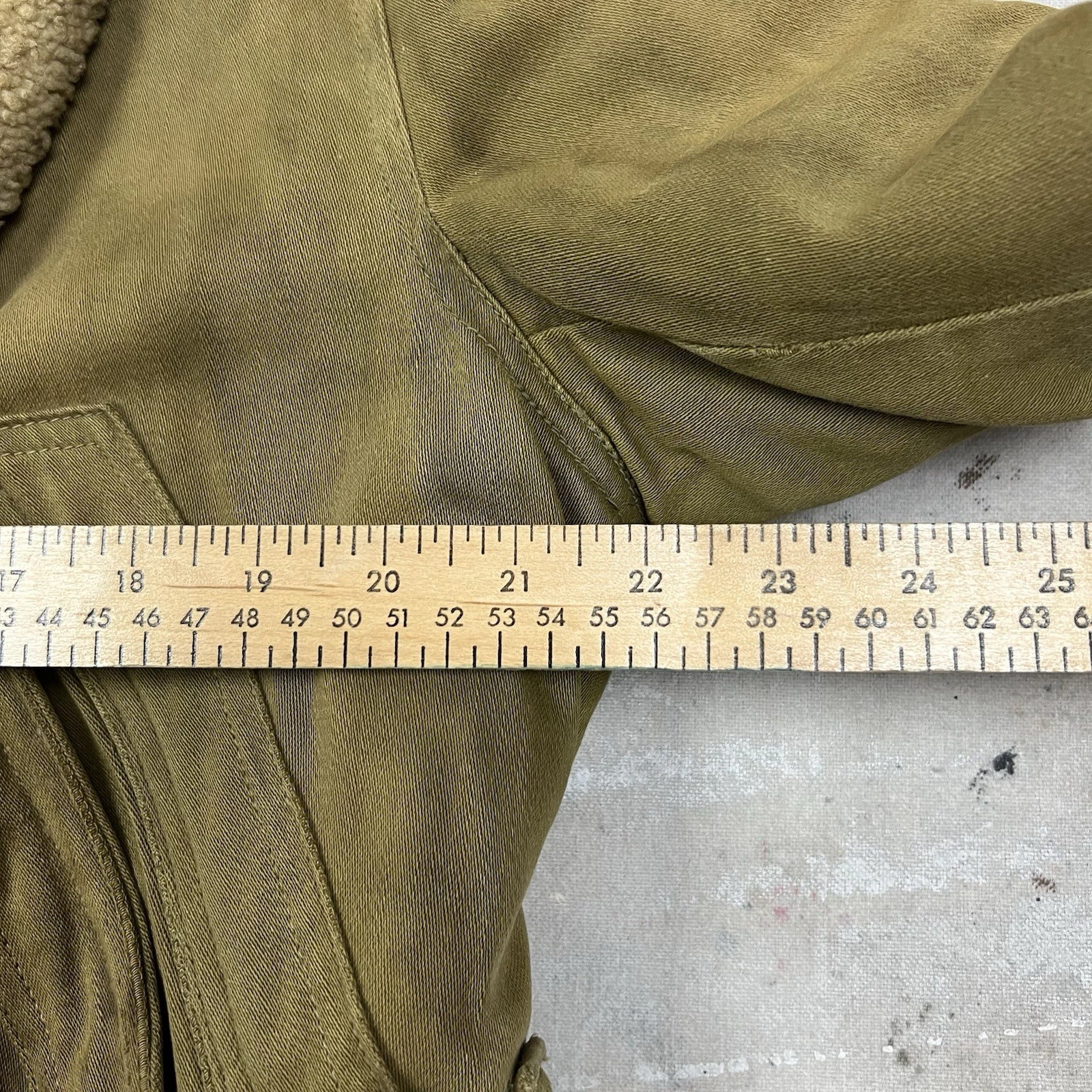 Vintage 30s 40s Shanhouse Make Barnstormer Jacket Coat Sherpa Lined Mens Small - product detail image 7