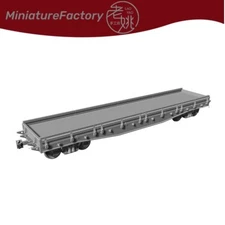 SSMODEL 1:87 HO Railroad Flatbed Car Flatbed Train Railroads Scenery Miniatures
