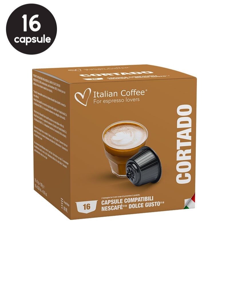 Dolce Gusto ITALIAN COFFEE Cortado coffee pods -NO BOX- SHIPS FREE