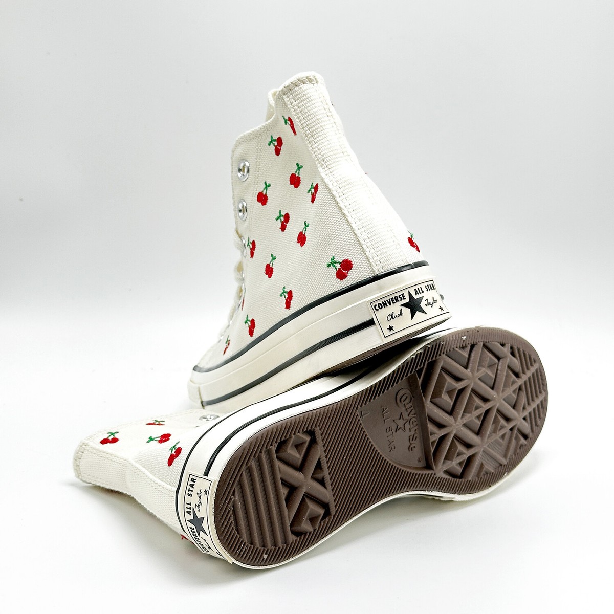 NEW* WOMEN CONVERSE CHUCK 70 HIGH TOP Cherries (A08863C), Sz 6.0