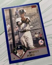 2023 Topps Archives Blue Whitey Ford New York Yankees #275