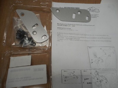 Biondi Montageset für Windschild Dark + Metal Dark für Suzuki GSF 650 Bandit