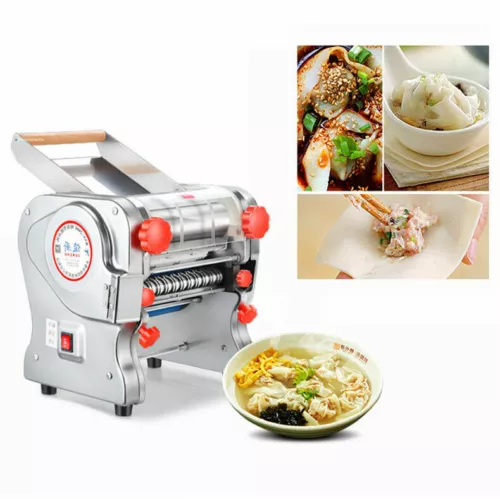 Máquina de fideos de 3/9 mm para hacer piel albóndigas máquina de prensa de pasta eléctrica comercial. - Imagen 21 de 26
