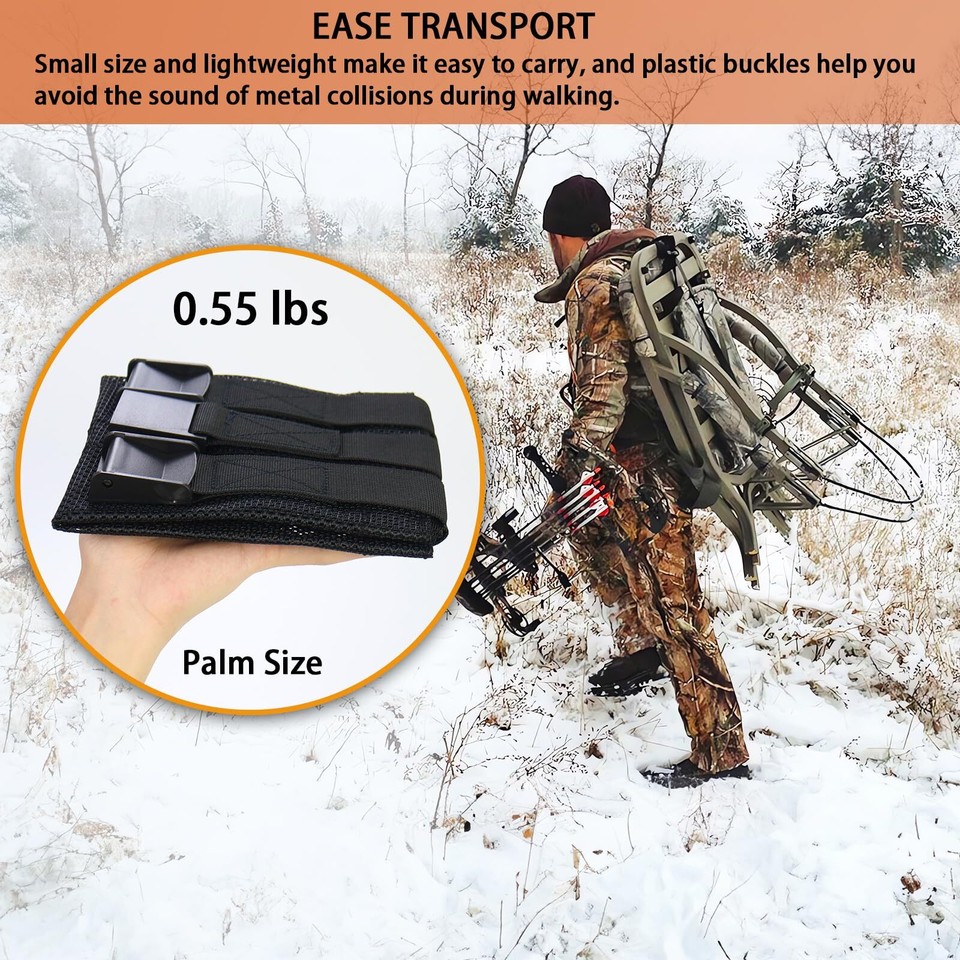 Tree Stand Seat for Hunting, Lightweight Mesh Seat for Ladder Stand