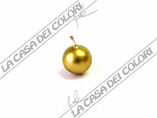 DE BER - BEESWAX SPHERICAL CANDLE - D2cm - GOLD - CANDLE