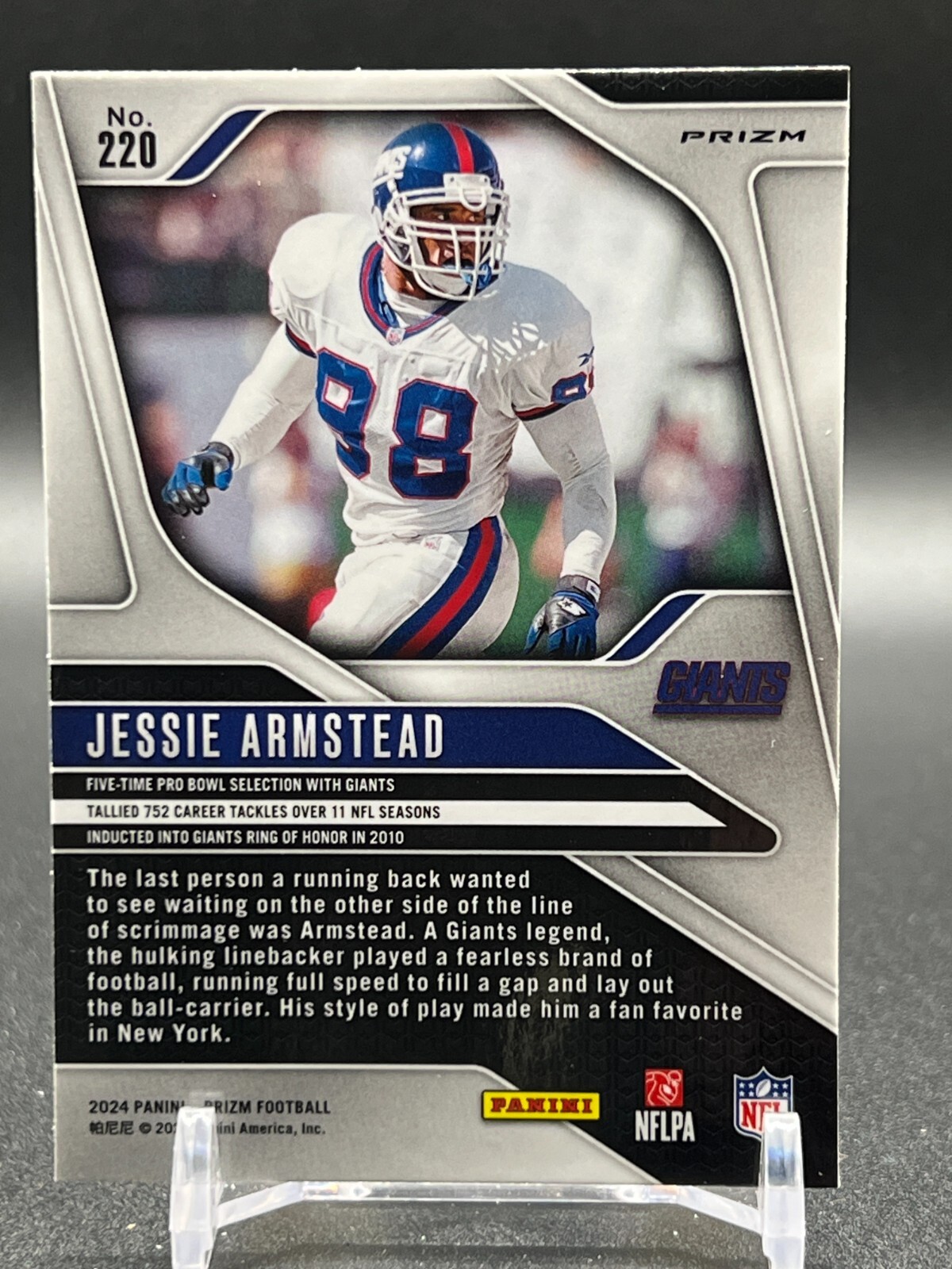 2024 Panini Prizm - Jessie Armstead #220 Pink Wave Prizm