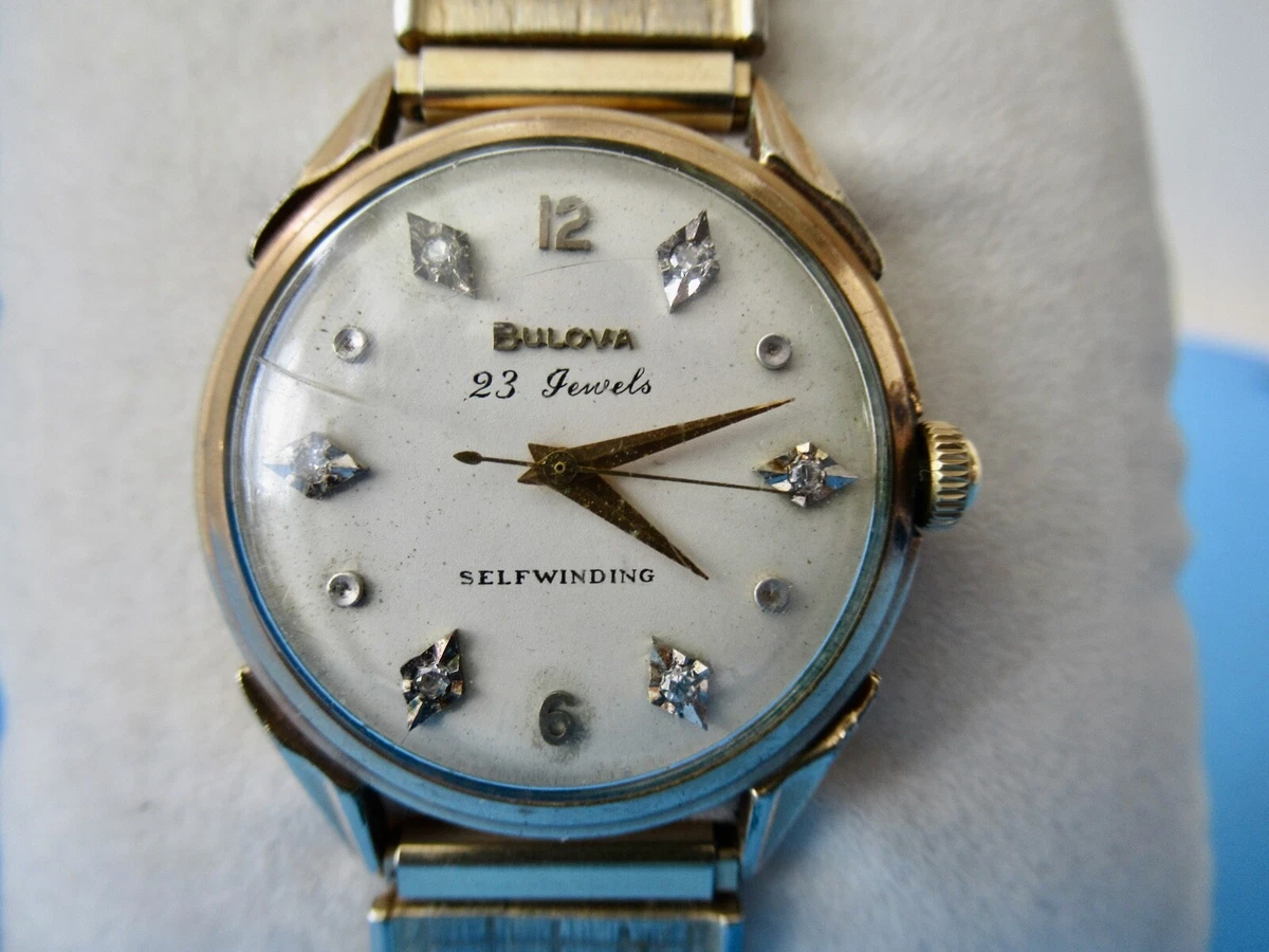 Bulova 23 jewels self winding best sale 10k