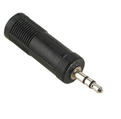 Adapter Steckverbinder Jack 3,5 M 6,3 F Audio Kabel Buchse Stereo Headset Boxen