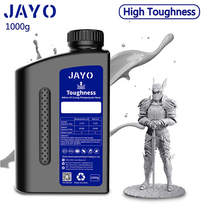 JAYO 405nm 1KG Grau Hohe Zähigkeit Harz 3D Drucker LCD SLA Niedrige Viskosität