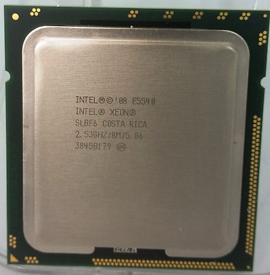 Intel Quad Core XEON E5540 CPU  4 x 2.53 GHz Sockel 1366 Prozessor SLBF6 aus IBM