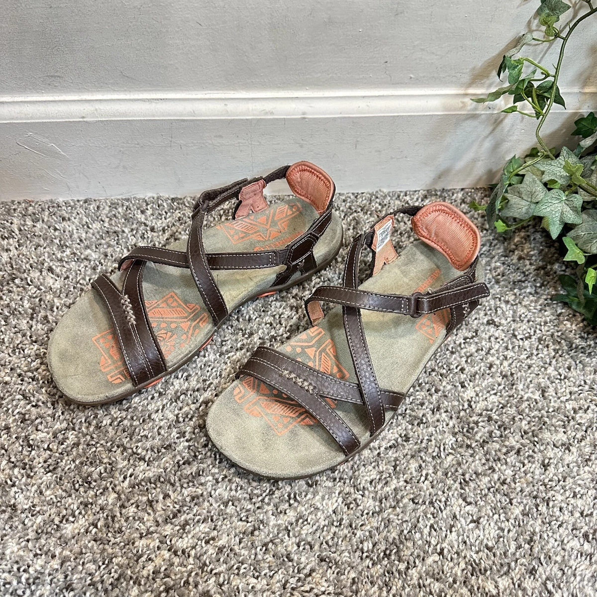 Uensartet meditativ Uskyld Merrell Sandspur Rose Sandals Womens 8 Brown Leather Strappy Sling Back  Casual | eBay