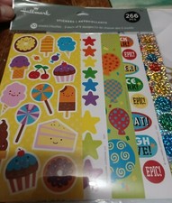 Hallmark Stickers Pack 10 Sheets Pack Various Themes Cute