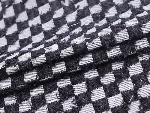 284ml Gerissenes Kariert Denim Stoff Von Meter für Jeans Kleidung Machen DIY - Bild 9 von 19