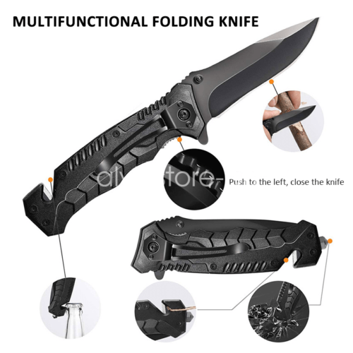 Emergency Survival Equipment Kit Outdoor Sports Tactical Hiking Camping SOS Tool - Picture 2 of 11