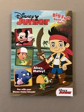 Disney Big Fun Book To Color 10 3/4 X 7 3/4 , USA Made For Ages 3 , Brand New