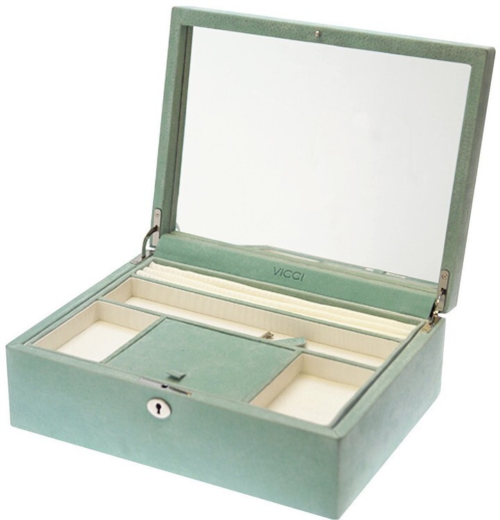 Belgravia Earring Dulwich Leather Jewellery Box Extra Large