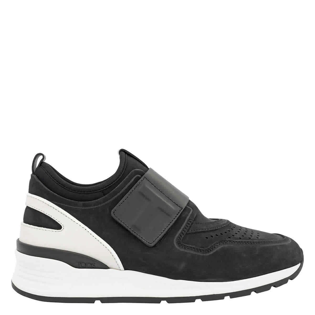 Black strap sale sneakers