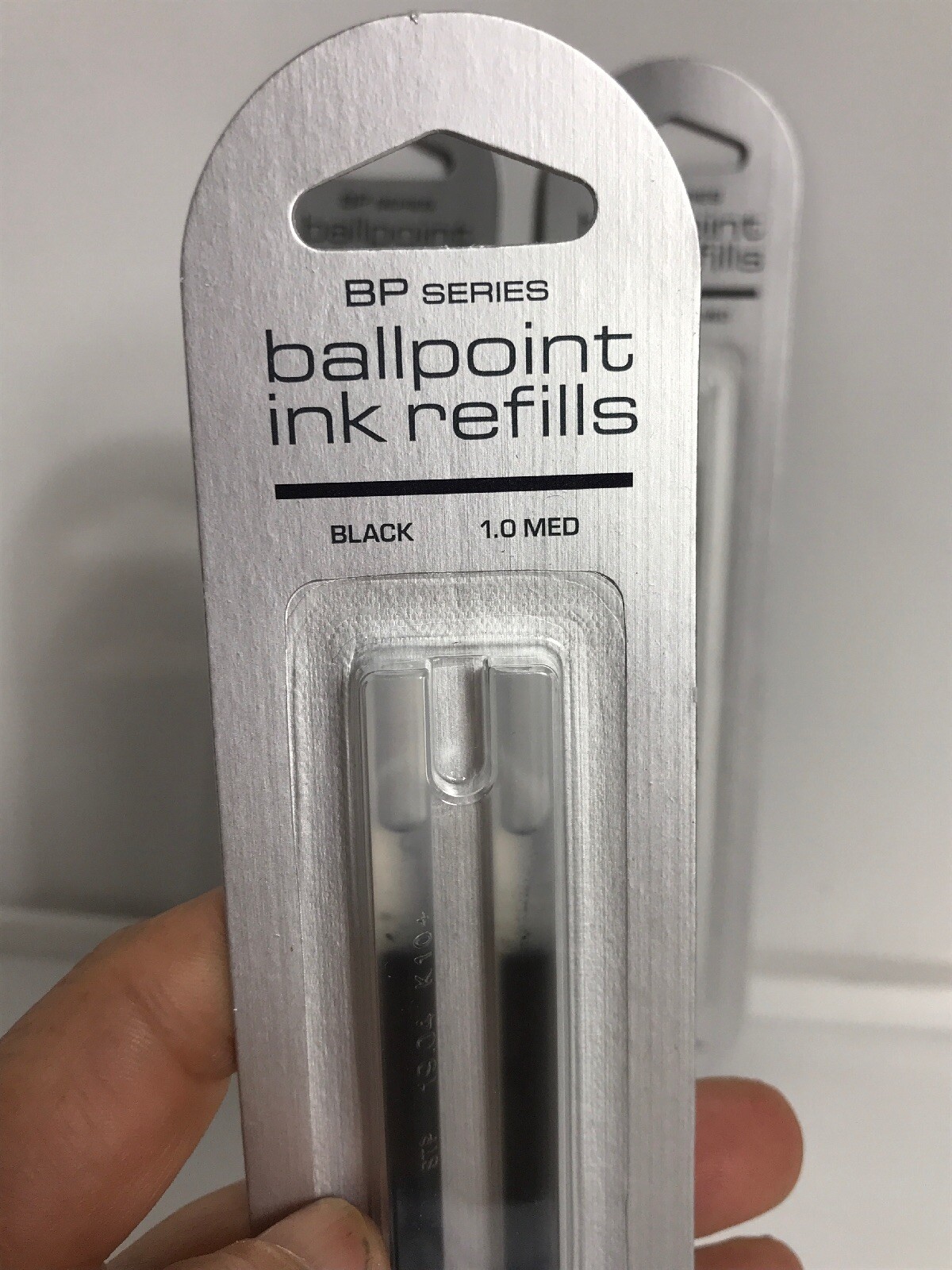 TUL Ballpoint Pen Refills, Medium Point 1.0 mm Black Ink 2 Pack Of 2