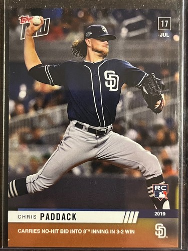 2019 Topps Now 525 Chris Paddack
