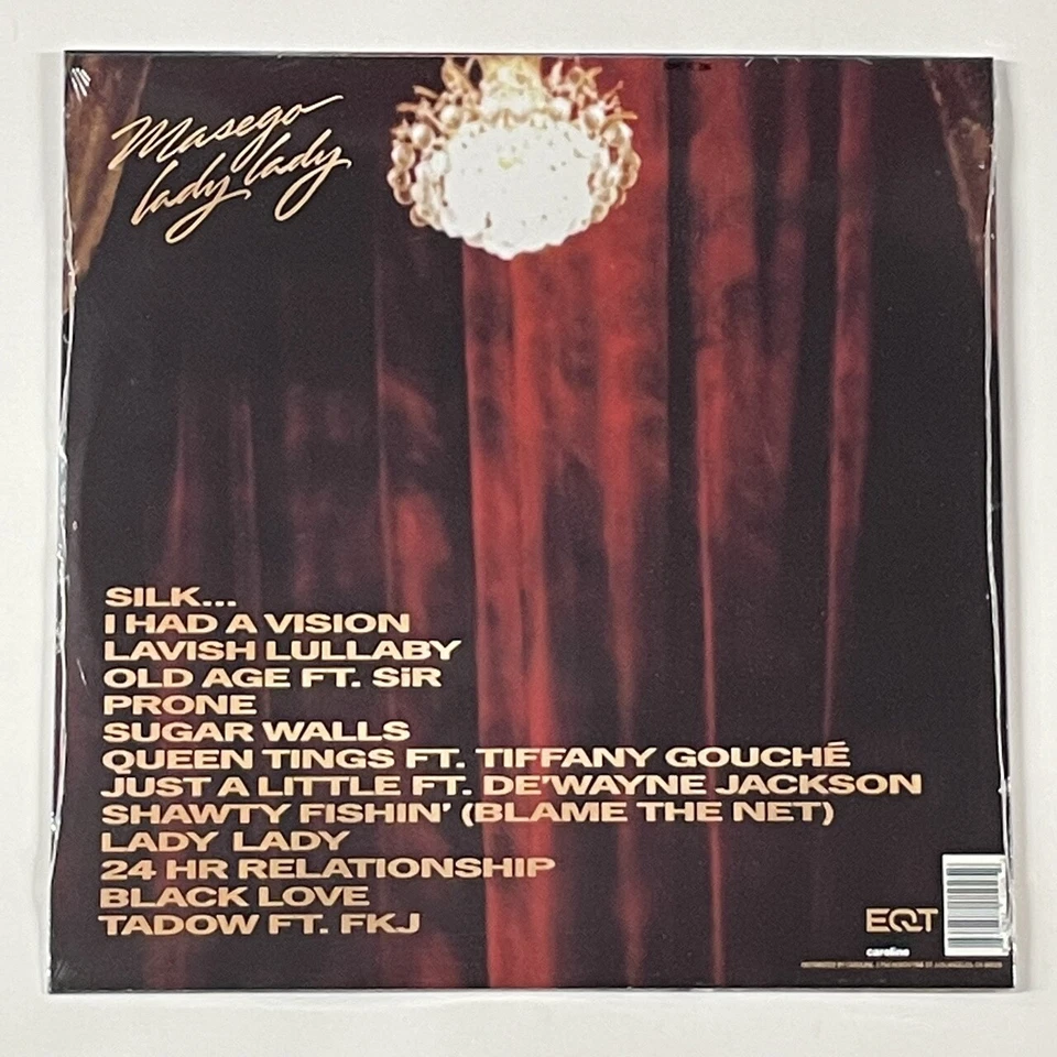 Masego Lady Lady 1LP Vinyl Limited Black 12" Record - Image 2 of 2