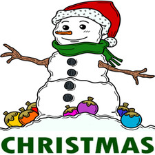 30 Custom Christmas Ornaments Snowman Personalized Address Labels