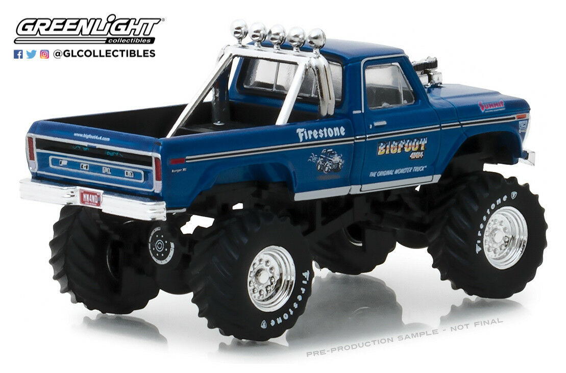 レア 1/64 グリーンライト1974 FORD F-250 BIGFOOT GREENLIGHT 1:64 HOBBY EXCLUSIVE - BIGFOOT #1 THE ORIGINAL