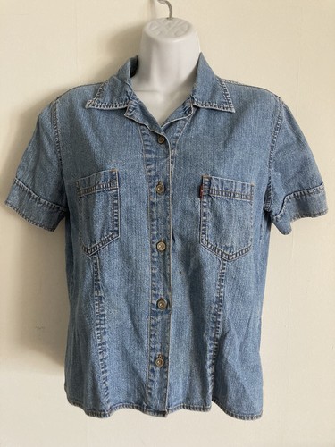 Large Denim Short Sleeve Shirt 