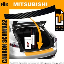 LACKSCHUTZFOLIE LADEKANTE FÜR Mitsubishi Outlander 2006-2012 Carbon Schwarz