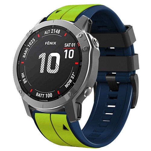 Silicone Watch Band Strap Quickfit For GARMIN Forerunner 935 945 955 Solar 965 - Picture 165 of 198