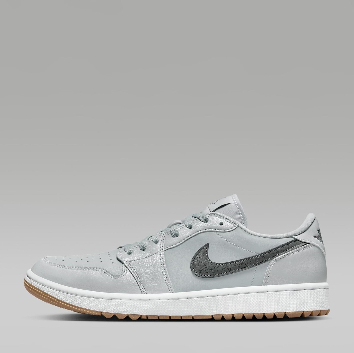Nike Air Jordan 1 Low G Golf Sneakers Wolf Gray/White/Brown