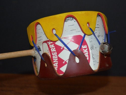 Vintage Indianer TOM-TOM Souvenir Trommel USA "Cranberry Lake" - Bild 3 von 8