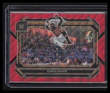EDRIS ENOFE 2023 Prizm WWE Ruby Wave Prizm Card Number 2