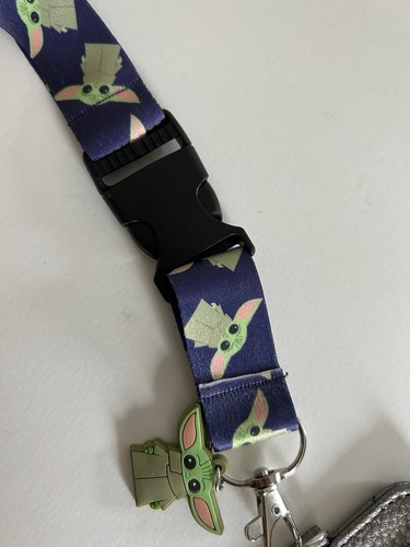 Grogu Wallet Lanyard Baby Yoda The Child Mandalorian Star Wars Disney Parks - Picture 3 of 8