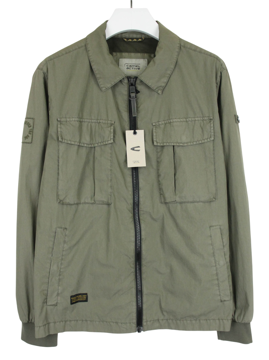 CAMEL ACTIVE Jacket Men's (EU) 56 Half Lined Military Green