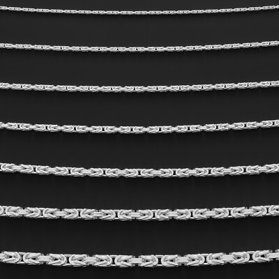 Königskette 925 Sterling Silber massiv -Länge Wählbar- Collier Halskette Armband