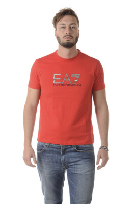 Emporio Armani EA7 T-Shirt Sweatshirt Man Red 6YPT56PJ30Z 1541 Sz L MAKE OFFER